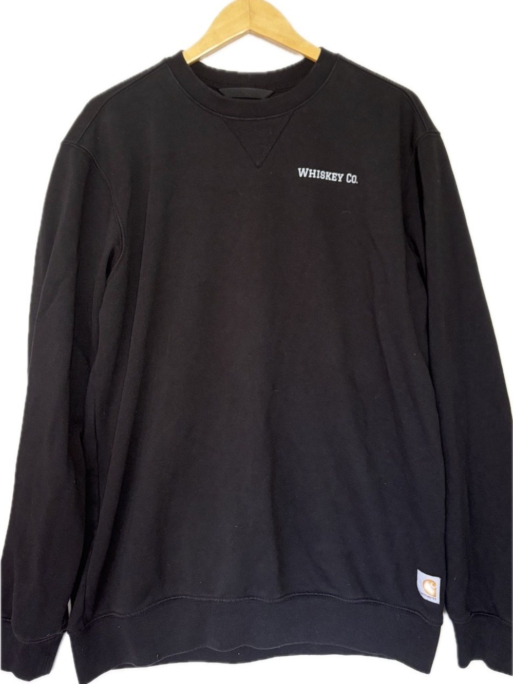 Carhartt K124 Crewneck Sweatshirt Villanova NROTC Whiskey Co Black M
